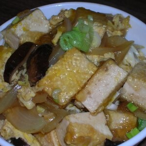 簡単すぎ？揚げ出し豆腐丼